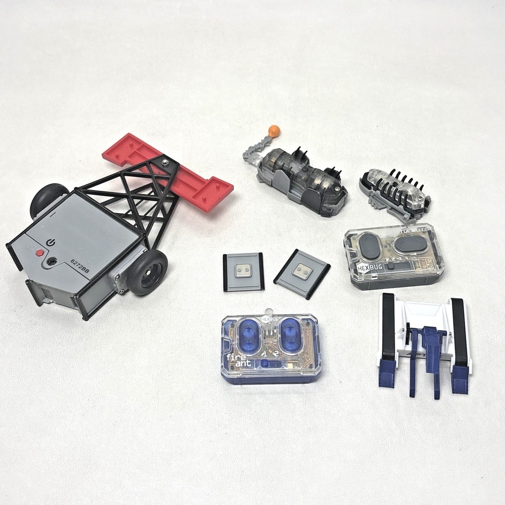 Hexbug Battlebots Assorted Lot Of 8 Remote Untested Parts Control RC